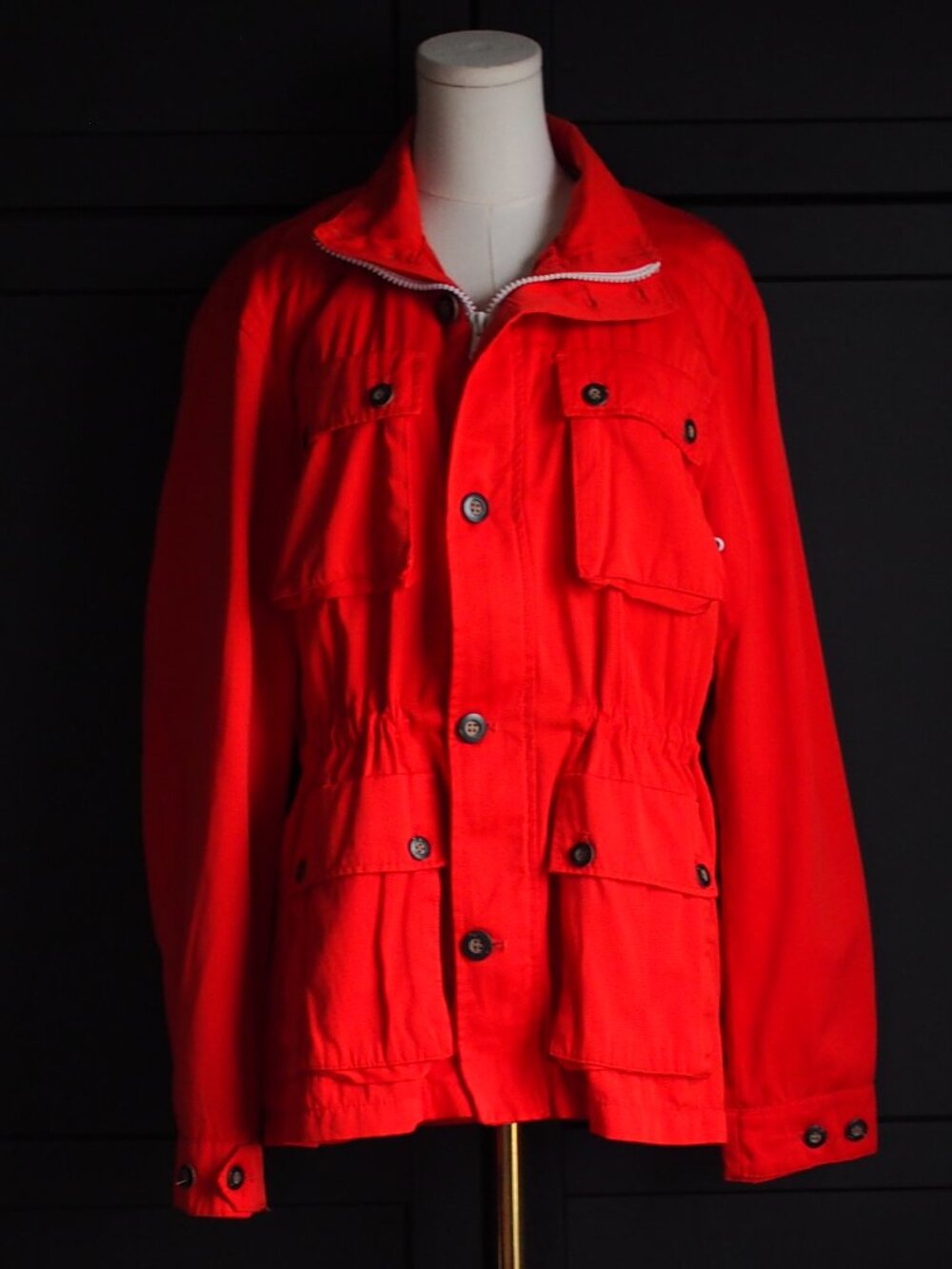 H&M | Red Utility Field Jacket